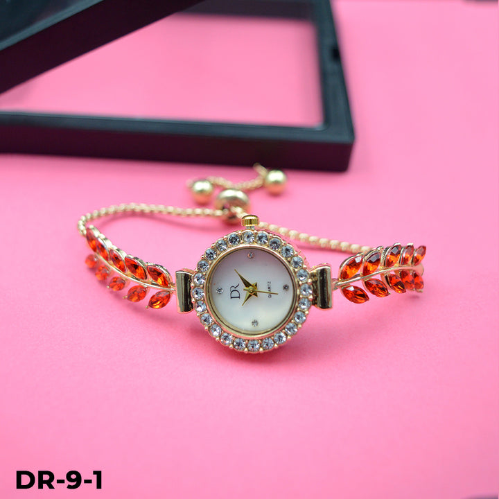 DR-9 RELOJ PULSERA TIPO JOYA EN ESTUCH