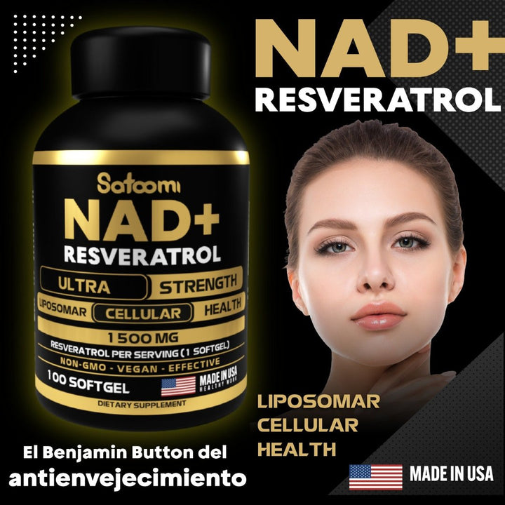 NAD + resveratrol - Compre 1 y leve 2